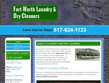 Tablet Screenshot of fortworthlaundry.com